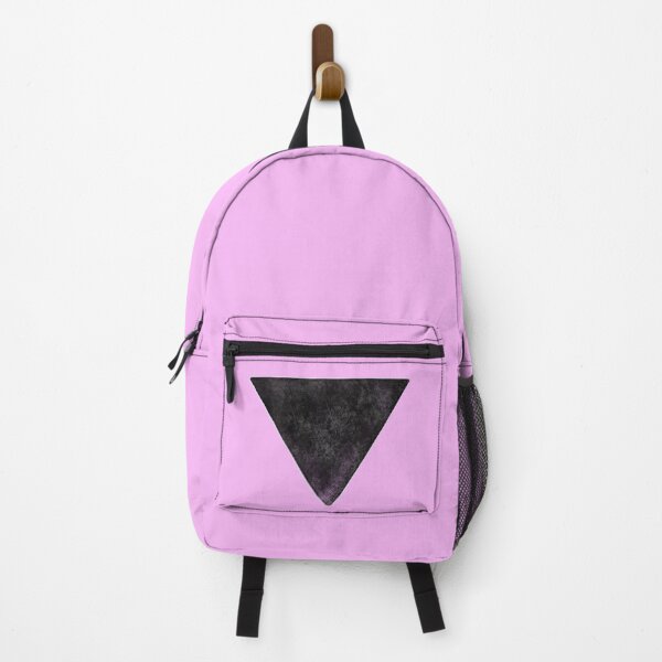 Item preview, Black triangle - pink background designed and sold by Themys24.