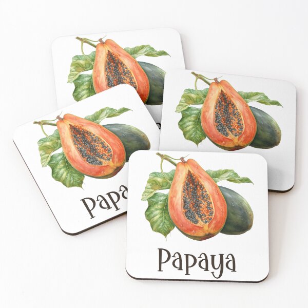Item preview, Watercolor Illustration of Papaya  designed and sold by Sketch-Shack.