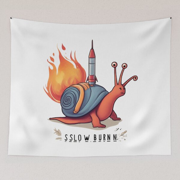 Item preview, Slow Burn! designed and sold by Cacti & Caps.