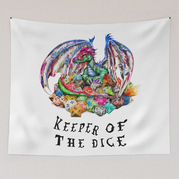 Item preview, The Dice Keeper | D&D Dice Cartoon Dragon designed and sold by Snootrac.