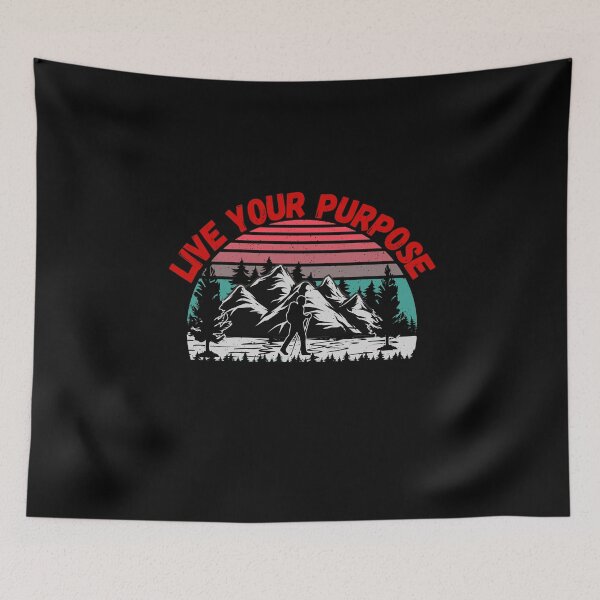 Item preview, Live your purpose - Retro designed and sold by itsgg42.