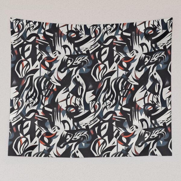 Item preview, Franz Marc Birth of the Wolves Inspired Pattern designed and sold by Sturdust.