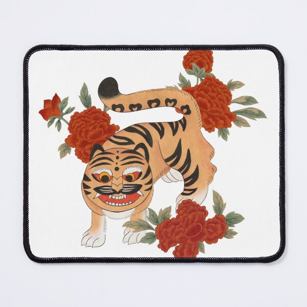 Item preview, Korean Tiger and Peony designed and sold by VeronicaPrint.