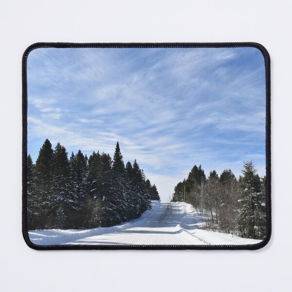 Item preview, The north row road in winter designed and sold by Claude Laprise.