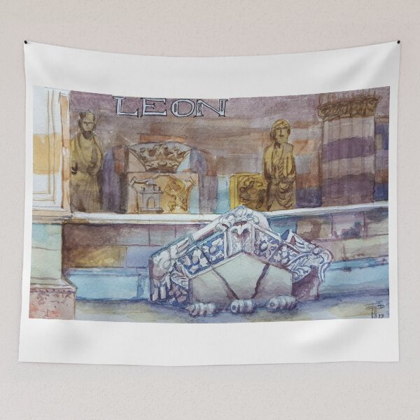 Item preview, Léon, the cloister. Cathedral. Spain designed and sold by Tereza Pilar  Art.