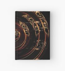 abstract gold and diamonds Hardcover Journal