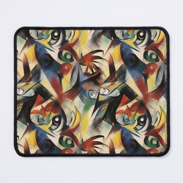 Item preview, Franz Marc Caliban Inspired Cubist Pattern designed and sold by Sturdust.