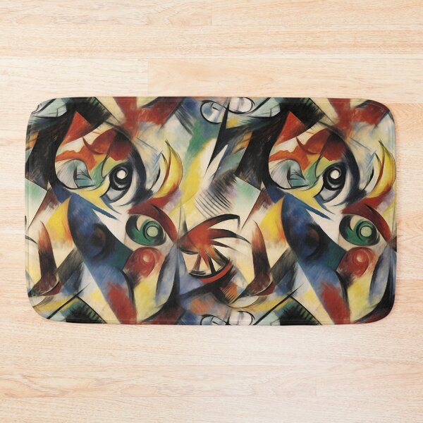Item preview, Franz Marc Caliban Inspired Cubist Pattern designed and sold by Sturdust.
