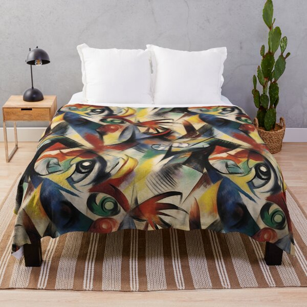 Item preview, Franz Marc Caliban Inspired Cubist Pattern designed and sold by Sturdust.