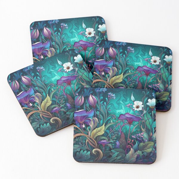 Item preview, Wild Fantasy Forest Flowers designed and sold by carolynannestar.