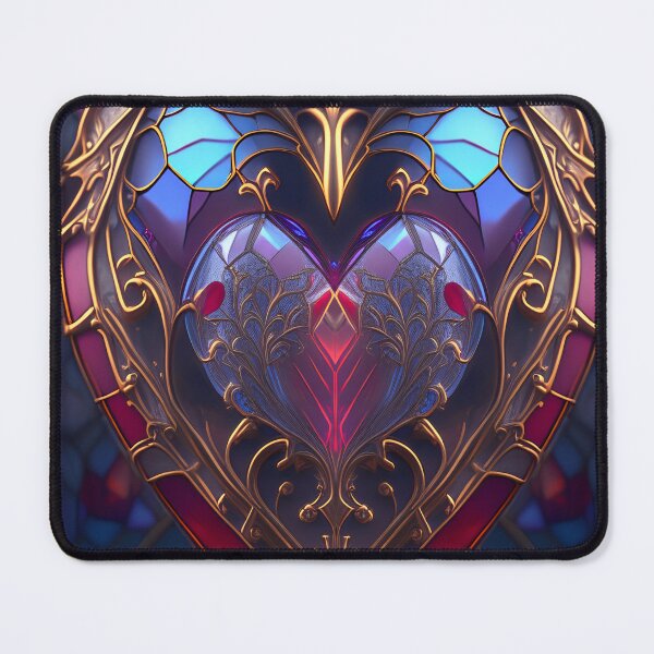 Item preview, Stained Glass Heart designed and sold by WaryTales.