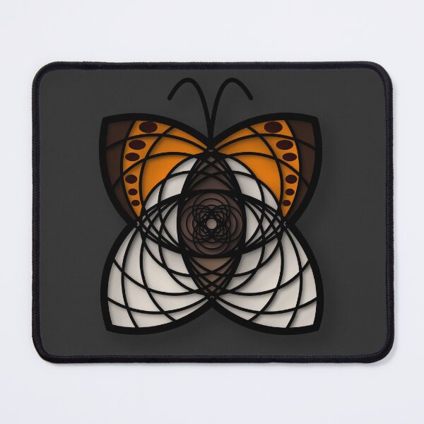 Item preview, Hebomoia butterfly mandala designed and sold by Bayzassi.