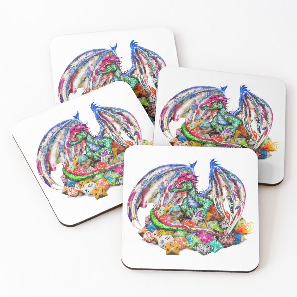 Item preview, The Dice Protector | D&D Dice Cartoon Dragon  designed and sold by Snootrac.