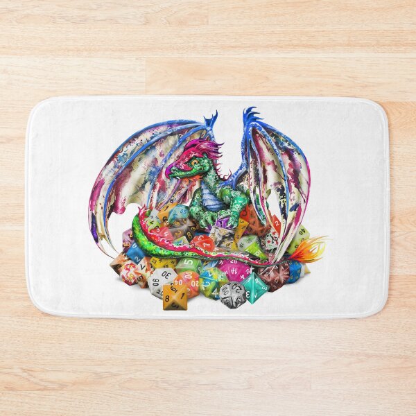 Item preview, The Dice Protector | D&D Dice Cartoon Dragon  designed and sold by Snootrac.