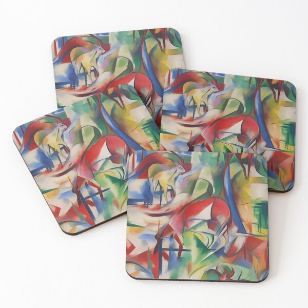 Item preview, Franz Marc Animals Inspired Pattern designed and sold by Sturdust.