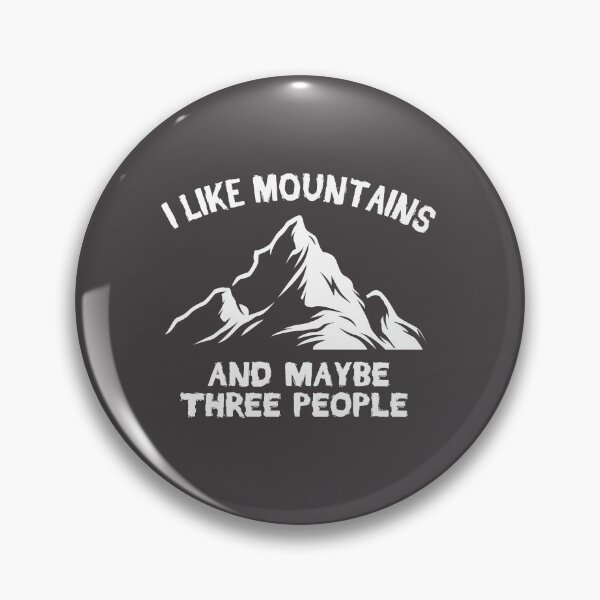 Item preview, I LIKE MOUNTAINS AND MAYBE THREE PEOPLE designed and sold by Billy Wong.