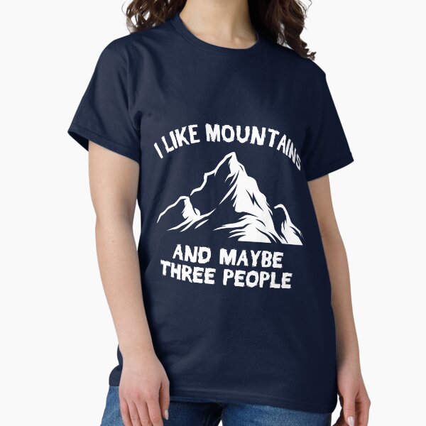 Item preview, I LIKE MOUNTAINS AND MAYBE THREE PEOPLE designed and sold by Billy Wong.