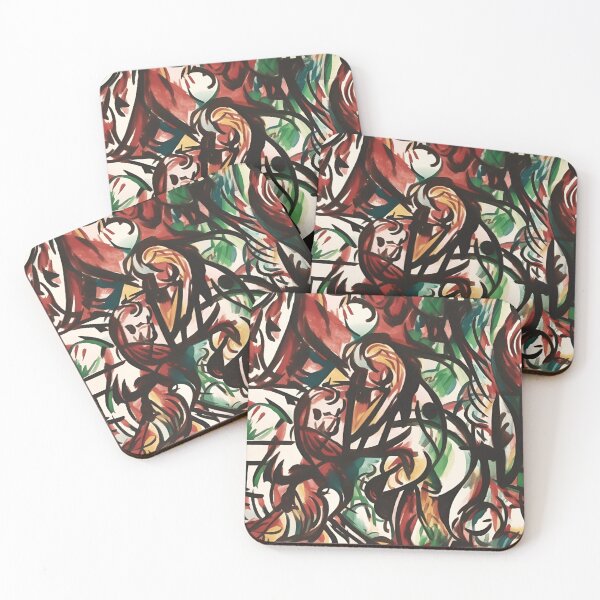 Item preview, Franz Marc Inspired Abstract Pattern designed and sold by Sturdust.