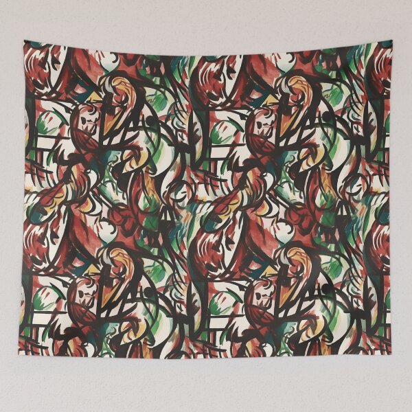 Item preview, Franz Marc Inspired Abstract Pattern designed and sold by Sturdust.
