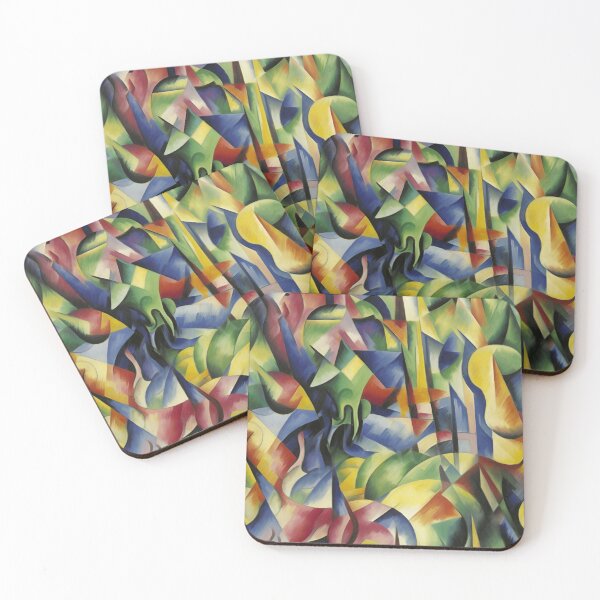 Item preview, Franz Marc Inspired Cubist Pattern designed and sold by Sturdust.
