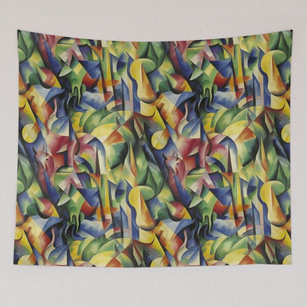 Item preview, Franz Marc Inspired Cubist Pattern designed and sold by Sturdust.