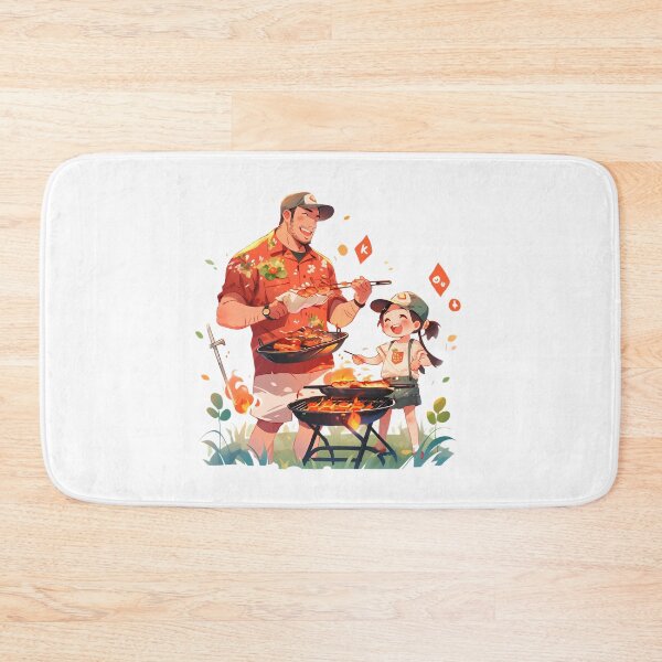 Item preview, Fathers Day Grill Master Grilling Dad, Daddy on BBQ, Barbeqcue Master Grillmaster Season King designed and sold by MartynGrey.