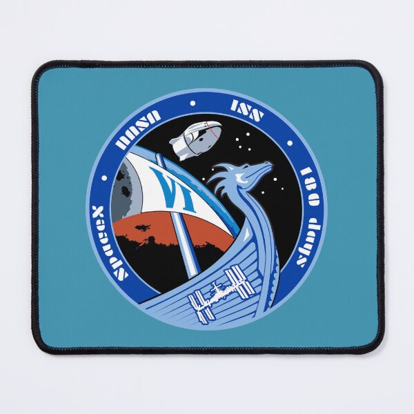 Item preview, NASA SpaceX Crew-6 mission commemorative patch designed and sold by SolidEarthArt.