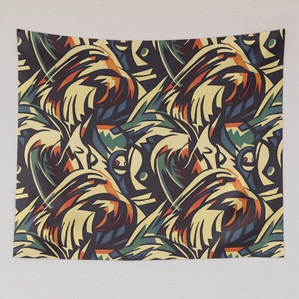 Item preview, Franz Marc Inspired Abstract Pattern designed and sold by Sturdust.