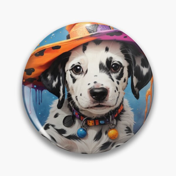 Item preview, Dalmation Puppy Portrait Ready For Halloween designed and sold by Wolfheartart.