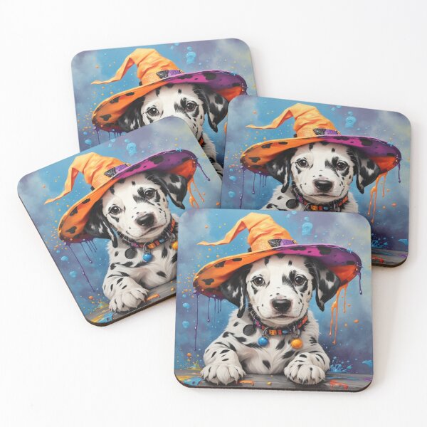 Item preview, Dalmation Puppy Portrait Ready For Halloween designed and sold by Wolfheartart.