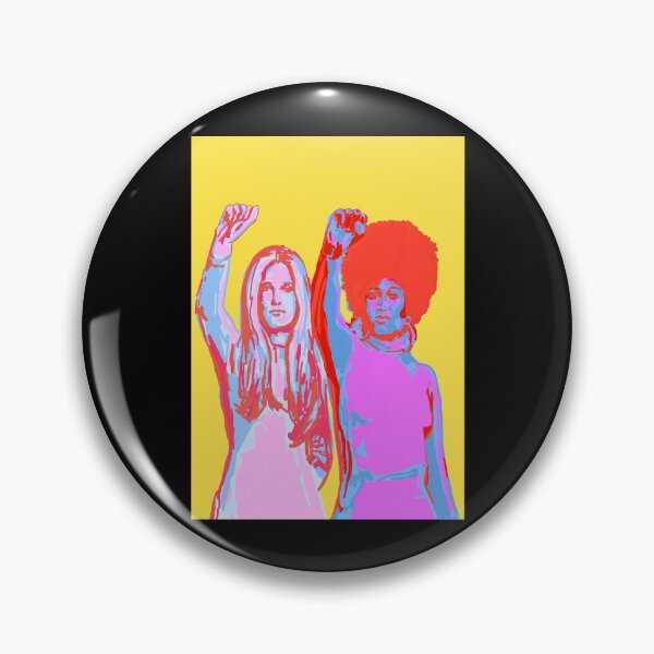 Item preview, FEMINIST - Gloria Steinem and Dorothy Pitman Hughes, YELLOW designed and sold by CandisKohl.