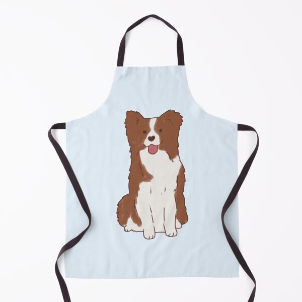 Item preview, Brown border collie illustration designed and sold by Mayarart.