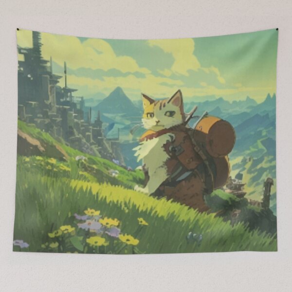 Item preview, Adventure cat designed and sold by Ashley Lustful.