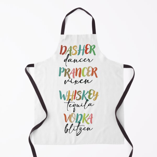 Item preview, Dasher Dancer Prancer Vixen Whiskey Tequila Vodka Blitzen Funny Christmas Holiday designed and sold by bennasener.