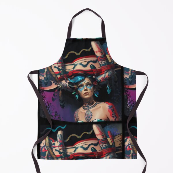 Item preview, Shaman woman in contact with the magic of nature designed and sold by RitaFancy.