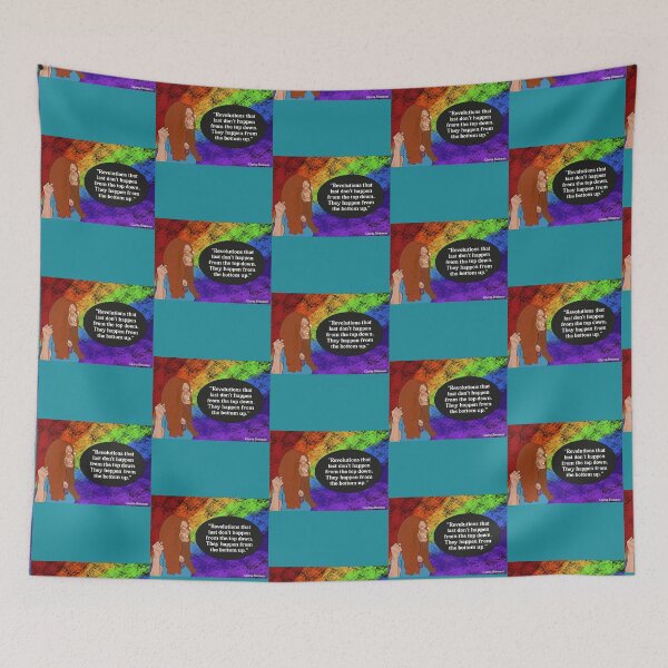 Item preview, Gloria Steinem - Revolutions quote designed and sold by CandisKohl.