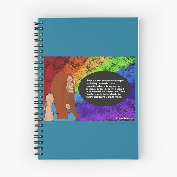 Item preview, Gloria Steinem - Transgender quote designed and sold by CandisKohl.