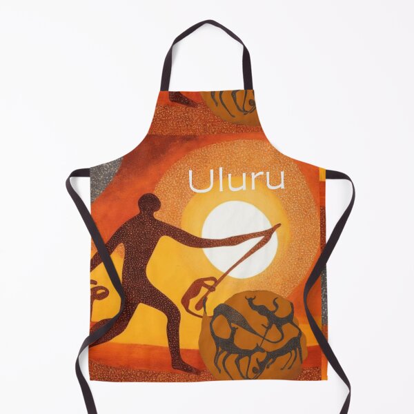 Artikelvorschau, Uluru Ayers Rock Australien Aborigine-Kunst entworfen und verkauft von Paleo5135.