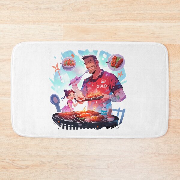 Item preview, Fathers Day Grill Master Dads BBQ Time Grilling Family, Love Barbecue Grillmaster Season King designed and sold by MartynGrey.