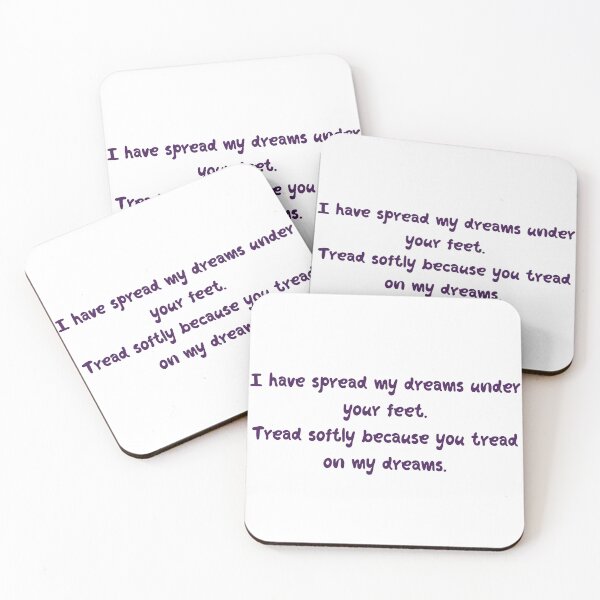 Item preview, Yeats' Dreamer's Delicate Plea Tee designed and sold by wordartistry.