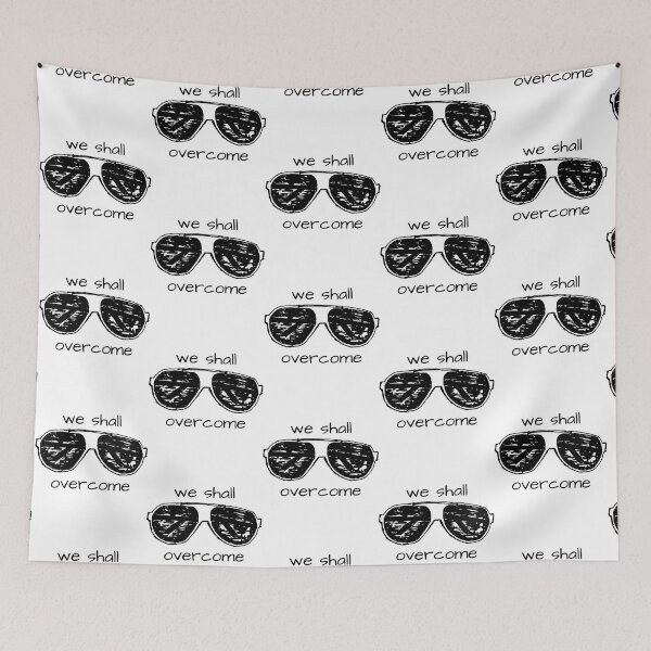 Item preview, Gloria Steinem we shall overcome aviator sunglasses designed and sold by CandisKohl.