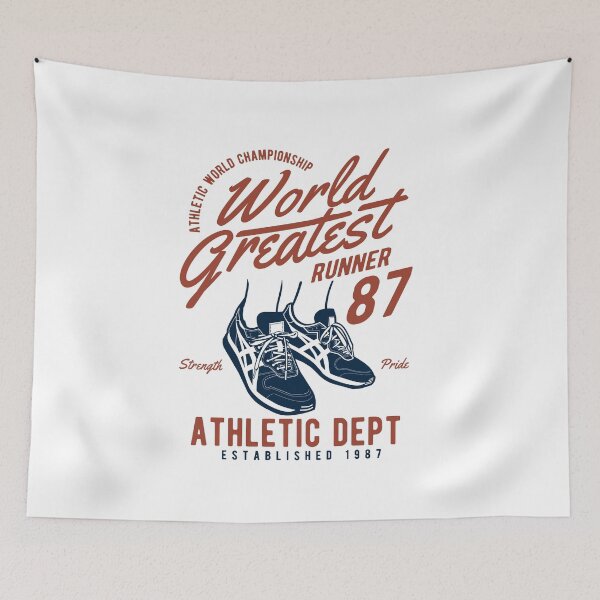 Item preview, Athletic World Championship - World Greatest Runner 87 - Strength, Pride - Athletic Dept - Established 1987 designed and sold by flipper42.