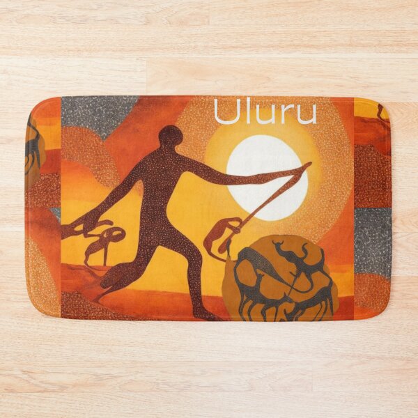 Item preview, Uluru Ayers Rock Australia Arte aborigen designed and sold by Paleo5135.