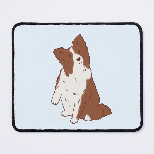 Item preview, Cute Brown border collie illustration designed and sold by Mayarart.