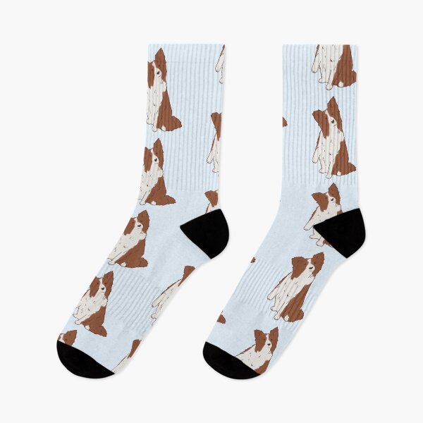 Item preview, Cute Brown border collie illustration  designed and sold by Mayarart.