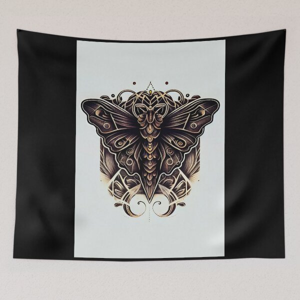 Item preview, Art Deco Moth Illustration designed and sold by Sturdust.