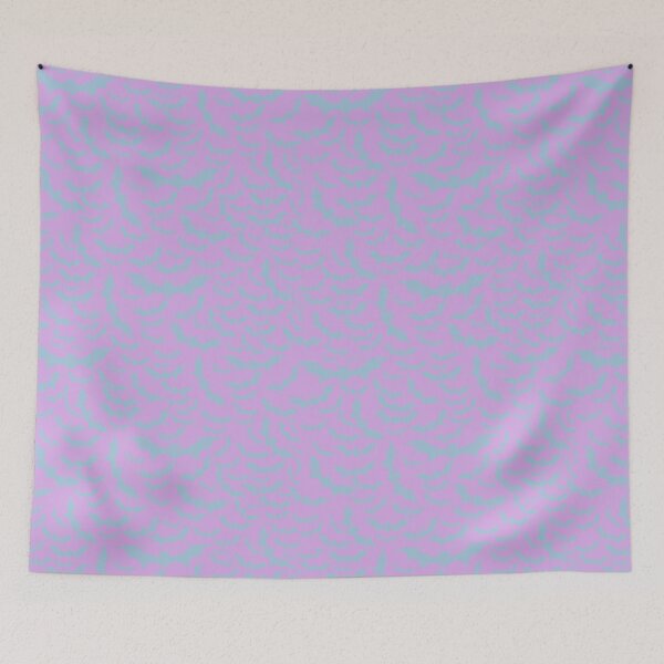 Item preview, bats pastel blue lilac designed and sold by frauenbrauen.