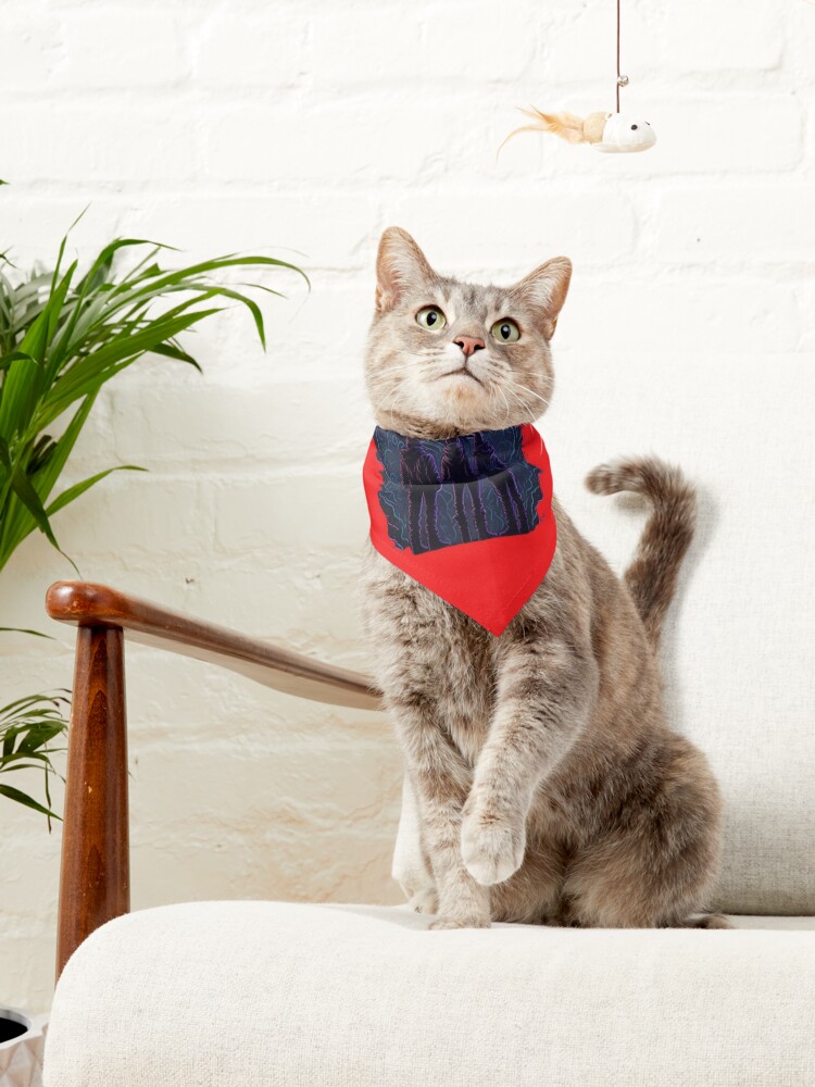 Thumbnail 3 of 6, Pet Bandana, Stranger Things designed and sold by OakDigitalArt.