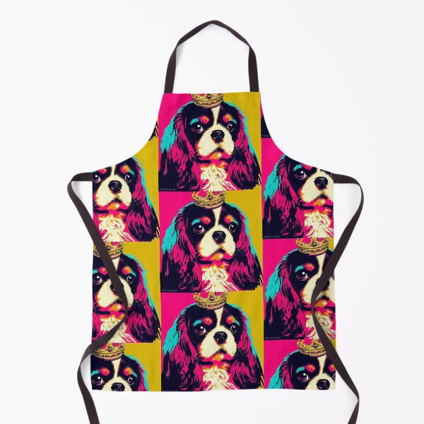 Item preview, Regal King Charles Cavalier Spaniel Pop Art designed and sold by FunnehGacha.