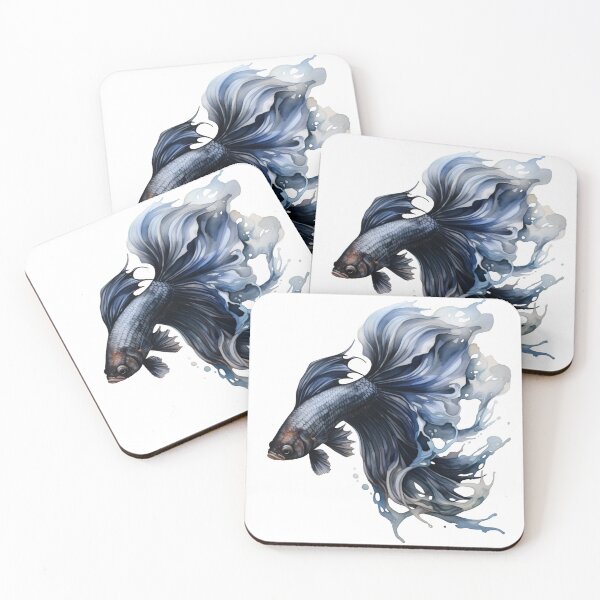 Item preview, Betta Splendens Watercolor Fish designed and sold by SchorlCraft.